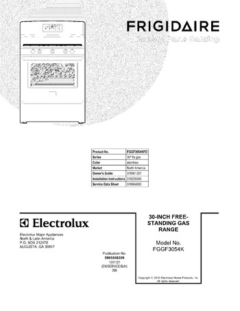 Diagram for FGGF3054KFD