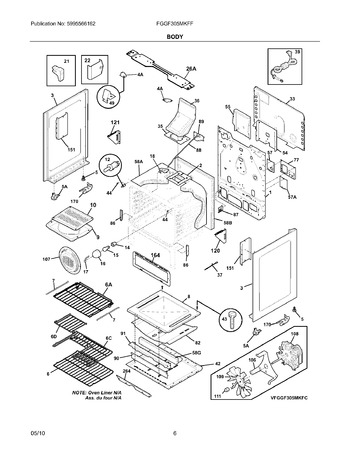 Diagram for FGGF305MKFF