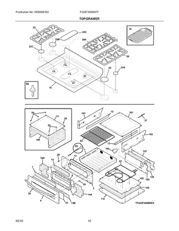 Diagram for FGGF305MKFF