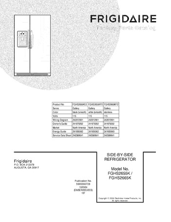 Diagram for FGHS2665KF2