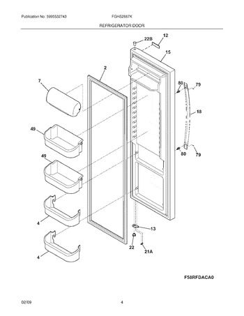 Diagram for FGHS2667KW0