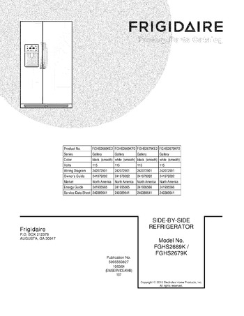 Diagram for FGHS2669KE2