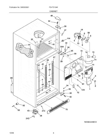 Diagram for FGHT2134KW1