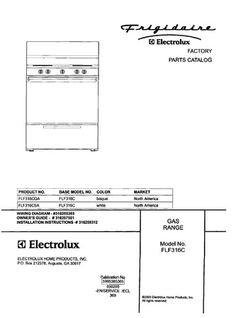 Diagram for FLF316CSA