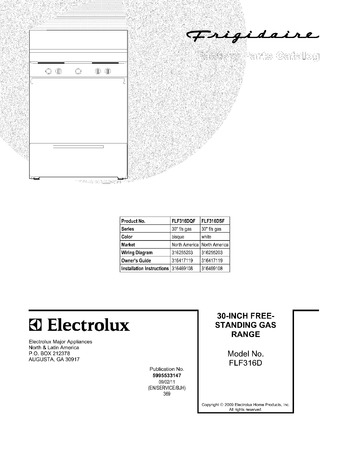 Diagram for FLF316DSF