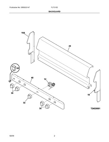 Diagram for FLF316DSF