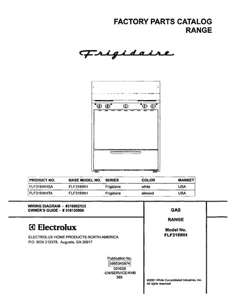 Diagram for FLF316WHTA