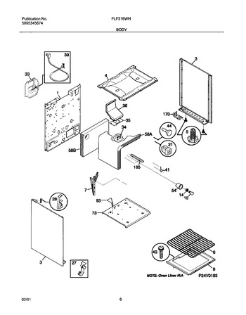 Diagram for FLF316WHTA