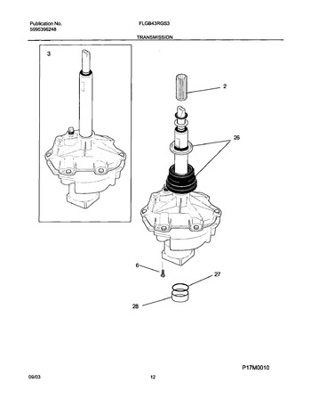 Diagram for FLGB43RGS3