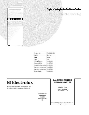 Diagram for FLGB8200DS0