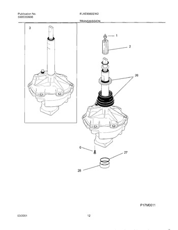 Diagram for FLXE6960EW2