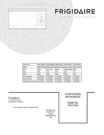 Diagram for FMV152KMA