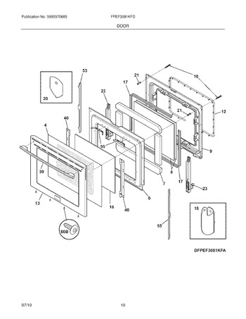 Diagram for FPEF3081KFD