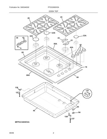 Diagram for FPGC3085KSA