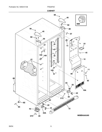 Diagram for FRS23F4DW2