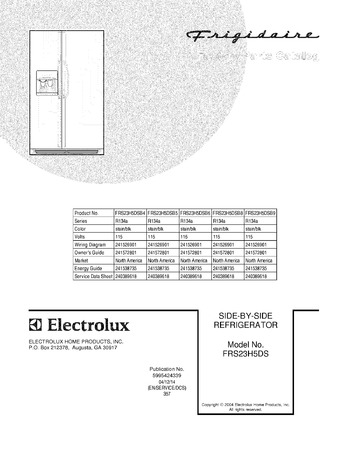 Diagram for FRS23H5DSB9