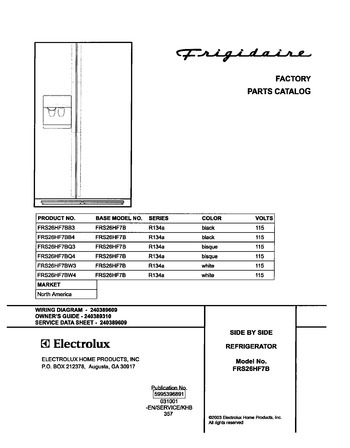 Diagram for FRS26HF7BW3