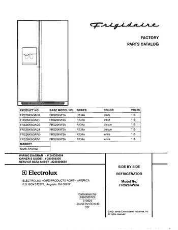 Diagram for FRS26KW3AW0