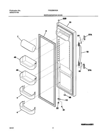 Diagram for FRS26KW3AW4