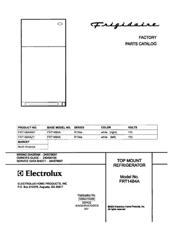 Diagram for FRT14B4AW1