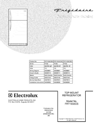 Diagram for FRT15G5CSK3