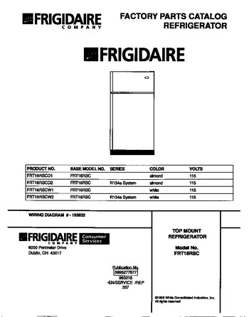 Diagram for FRT16RSCW2