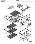 Diagram for 04 - Shelves, Controls, Divider, Mullion