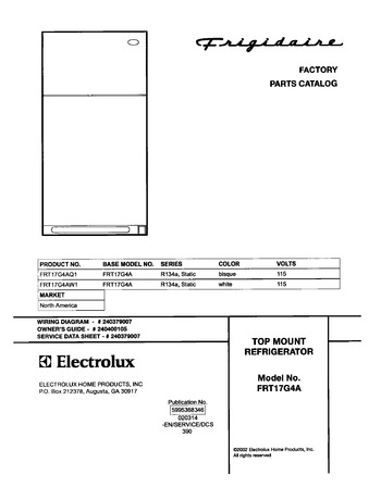 Diagram for FRT17G4AW1