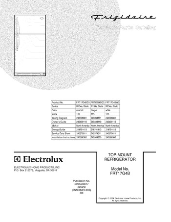 Diagram for FRT17G4BW3