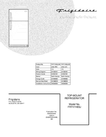 Diagram for FRT17HB3JZ6