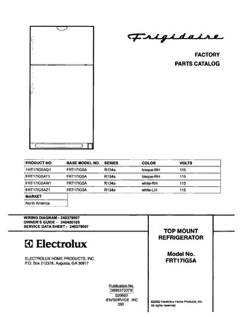 Diagram for FRT17IG5AW1