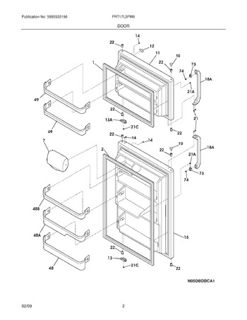 Diagram for FRT17L3FW6