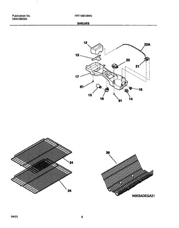 Diagram for FRT18B1BW0