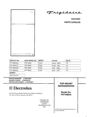 Diagram for FRT18B4AW2