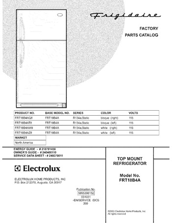 Diagram for FRT18B4AW8