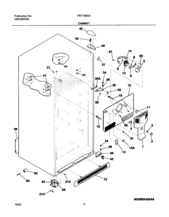 Diagram for FRT18B5AB7