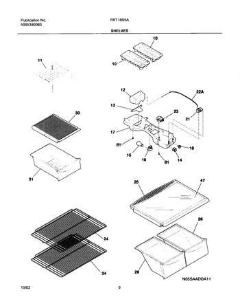 Diagram for FRT18B5AB7