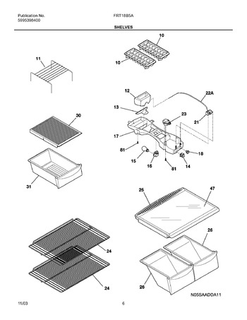 Diagram for FRT18B5AW9