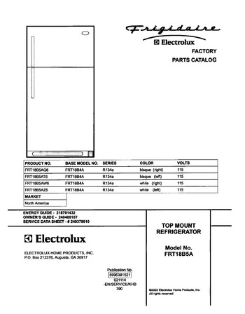 Diagram for FRT18B5AW6