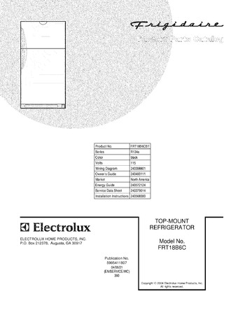 Diagram for FRT18B6CB7