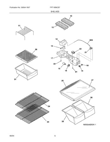 Diagram for FRT18B6CB7