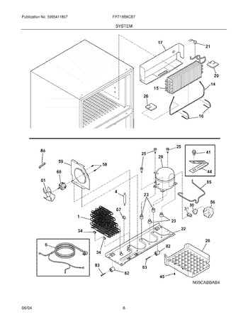 Diagram for FRT18B6CB7