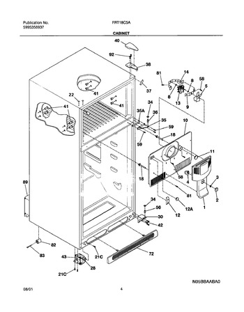 Diagram for FRT18C5AW4