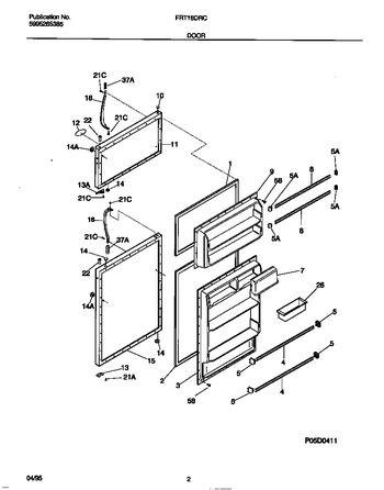 Diagram for FRT18DRCD0