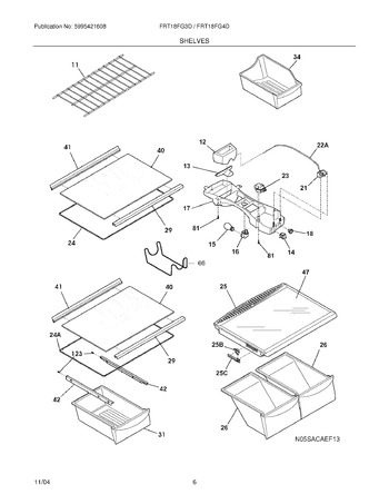 Diagram for FRT18FG3DW0