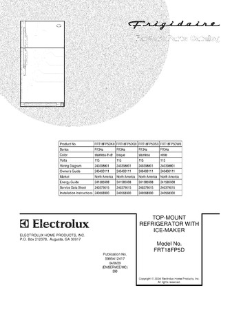 Diagram for FRT18FP5DW0