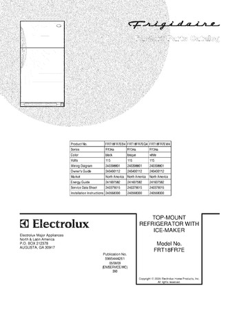 Diagram for FRT18FR7EB4