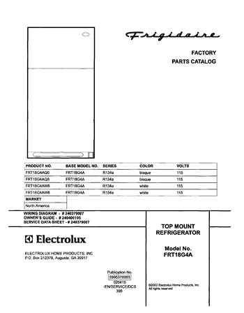 Diagram for FRT18G4AQ8