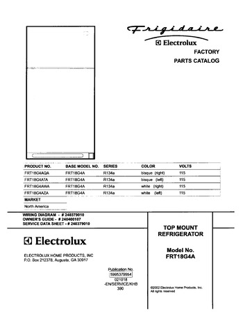 Diagram for FRT18G4AQA