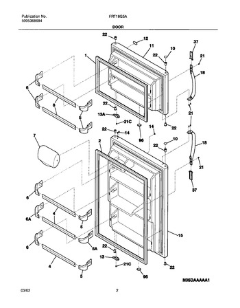 Diagram for FRT18G5AW1